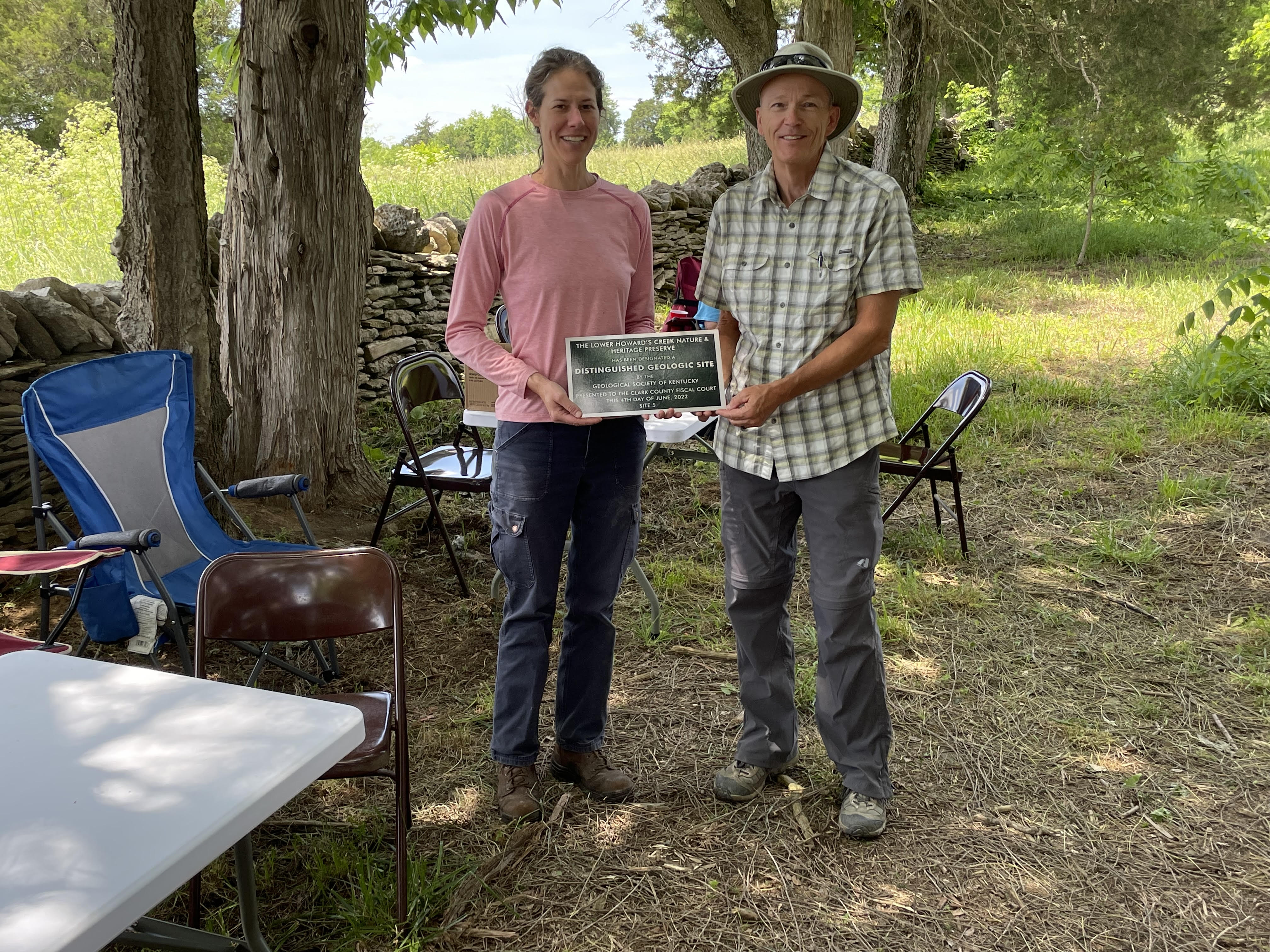 Howard’s Creek Preserve awarded geological mark of distinction